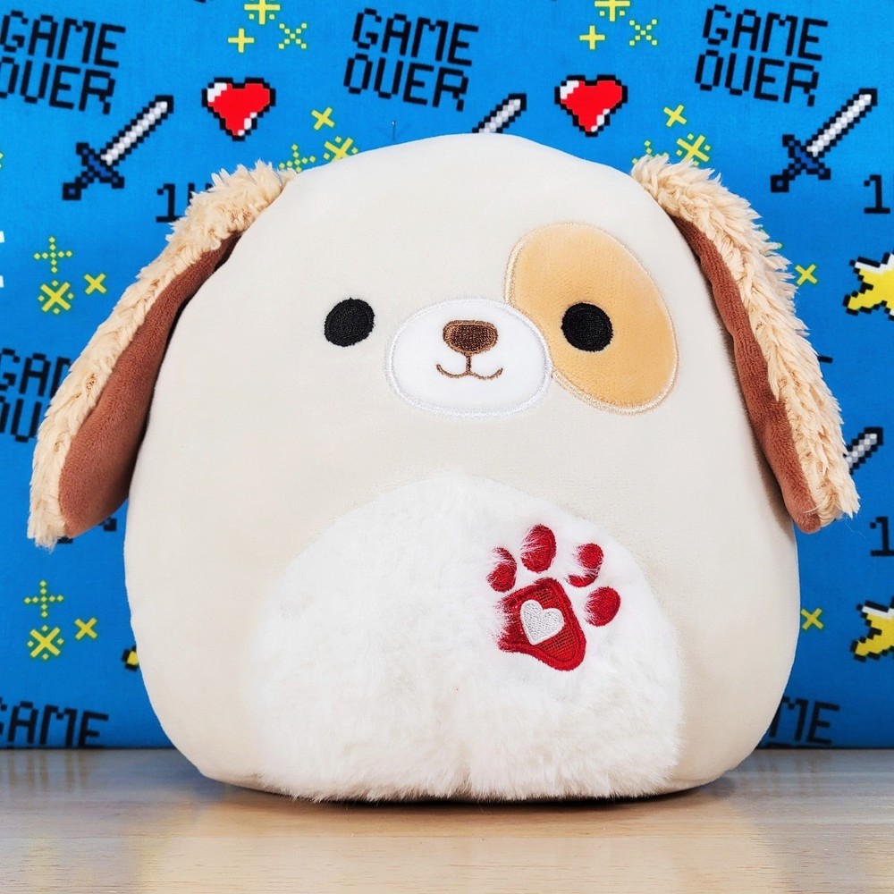 Squishmallow Harrison the Puppy Dog 8" UltraSoft Valentine's Day Holiday Plush